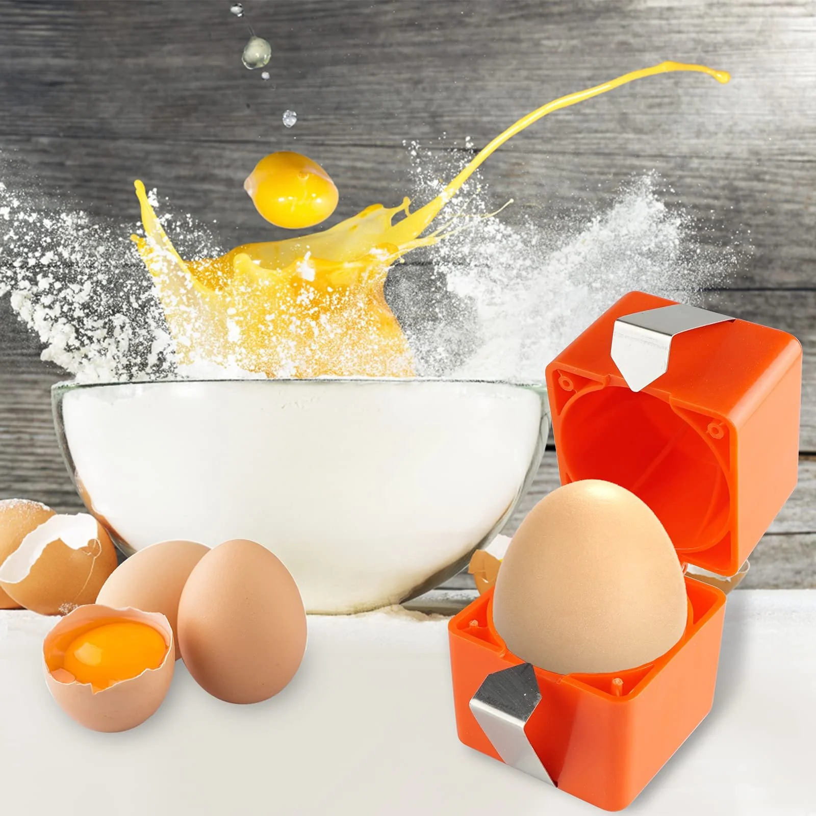 2 in 1 Easy Egg Cracker - Image 4