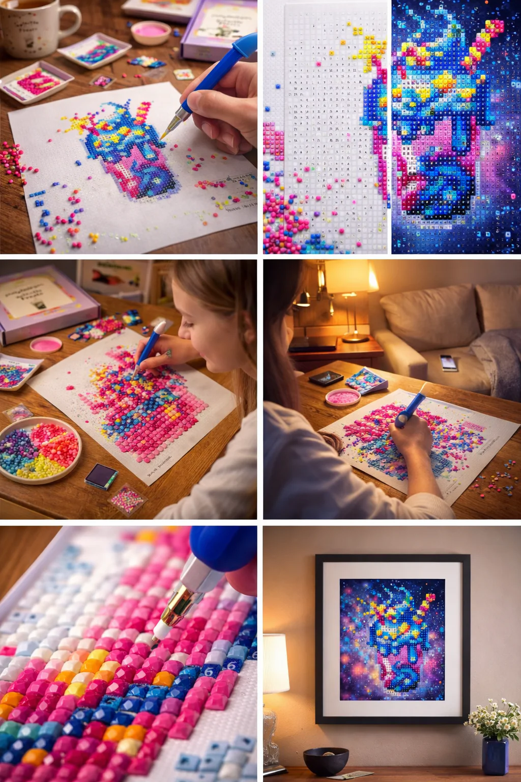 3 in 1 DIY Creative Diamond Painting Set - Image 3