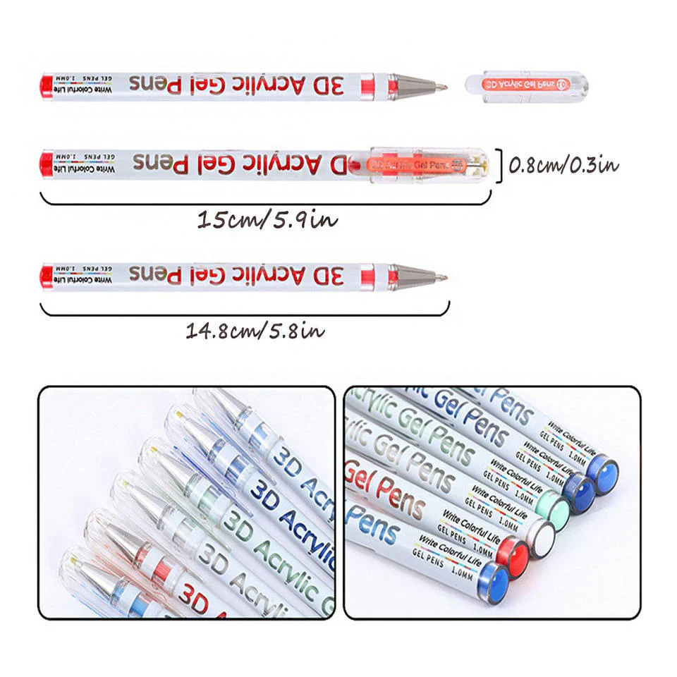 3D Arcrylic Gel Pens - Image 4
