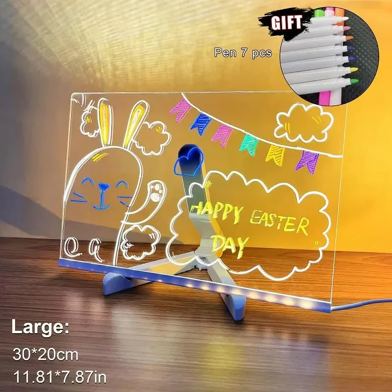 Acrylic Note Board with Color Light - Image 3