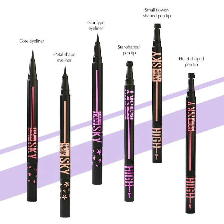 Double Head Black Stamp Eyeliner – Waterproof Liquid - Image 7