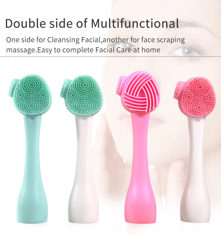 Double Sided Silicone Face Mask Soft Brush - Image 4
