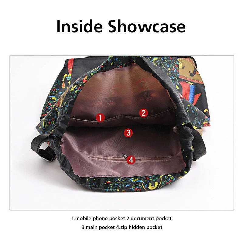Foldable Drawstring Backpack - Image 4