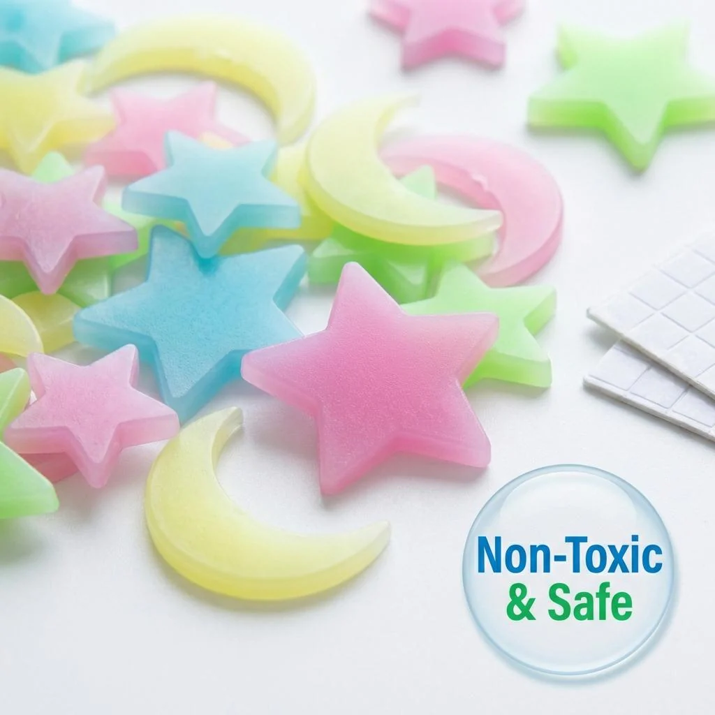 Glow Star Ceiling Stickers – Luminous Galaxy Wall Décor ✨🌙 - Image 7