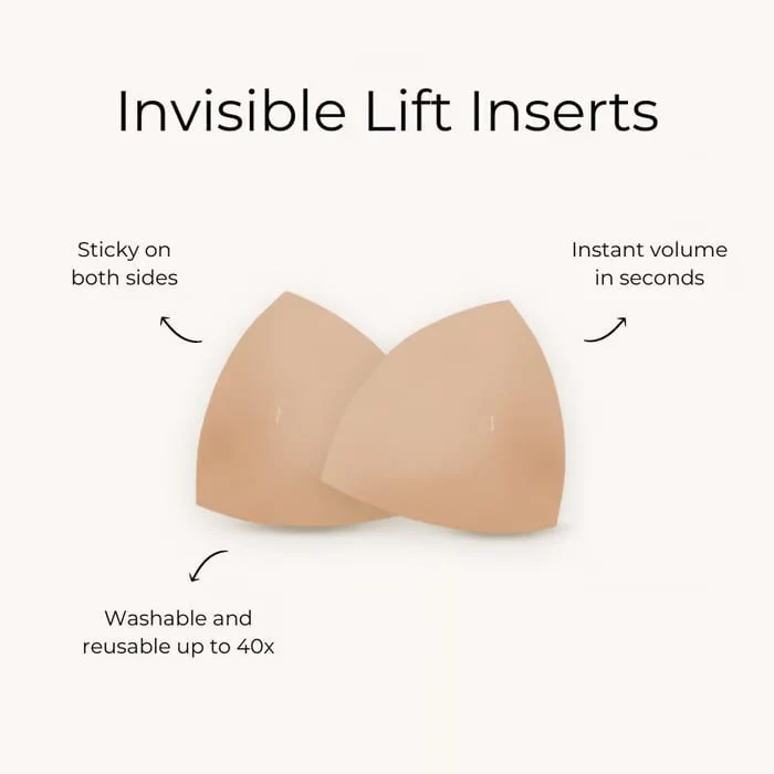 Invisible Double Sided Sticky Bra Pads - Image 2