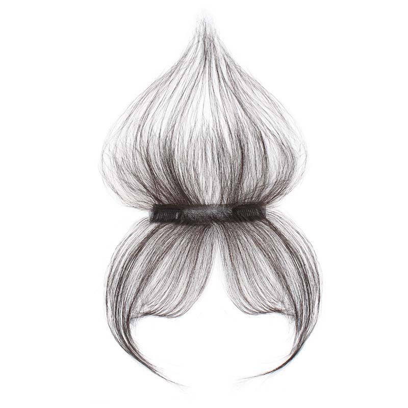 Lightweight Clip-on Extensions Invisible Topper Wig - Image 8