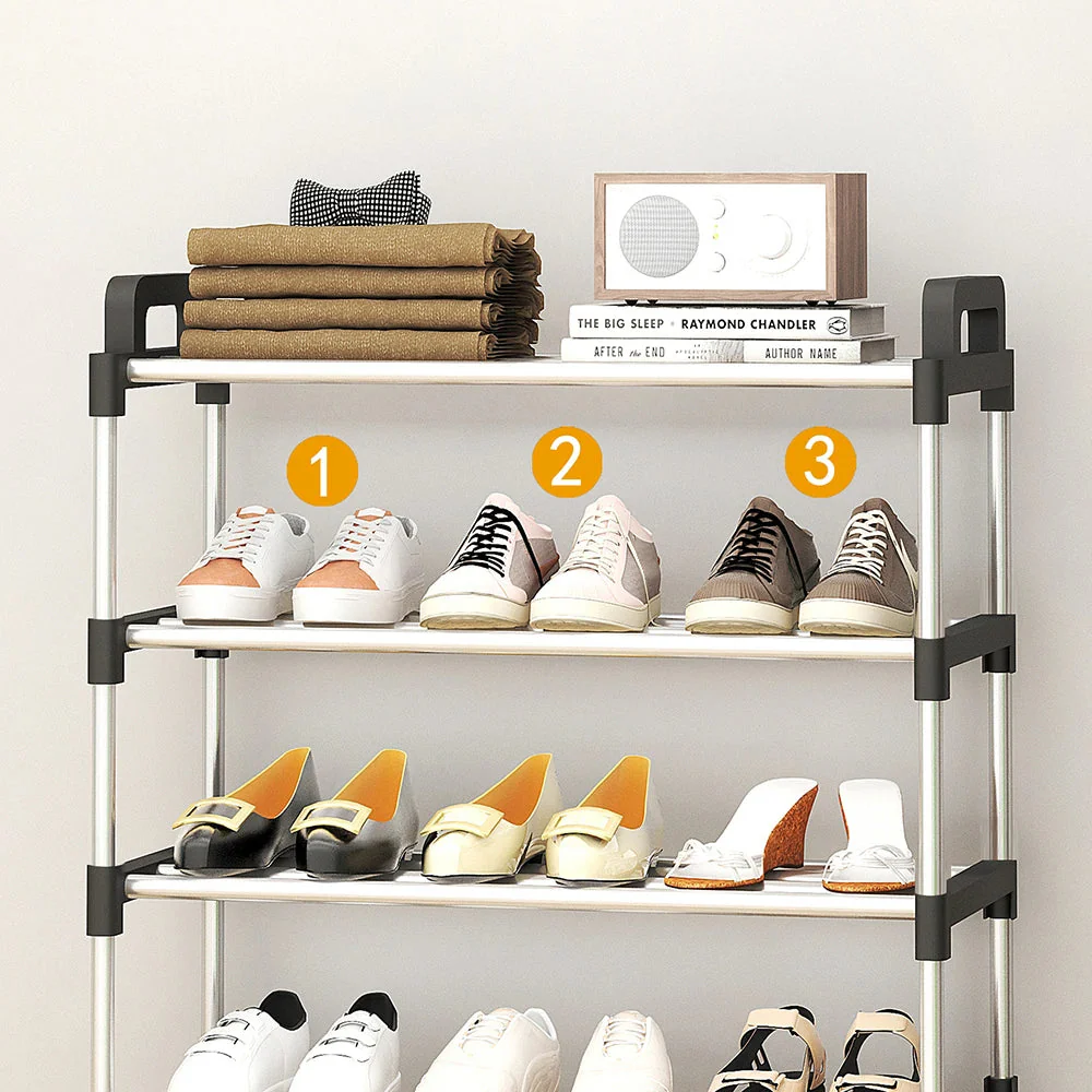 Metal Shoe Rack Storage Organizer - Image 4
