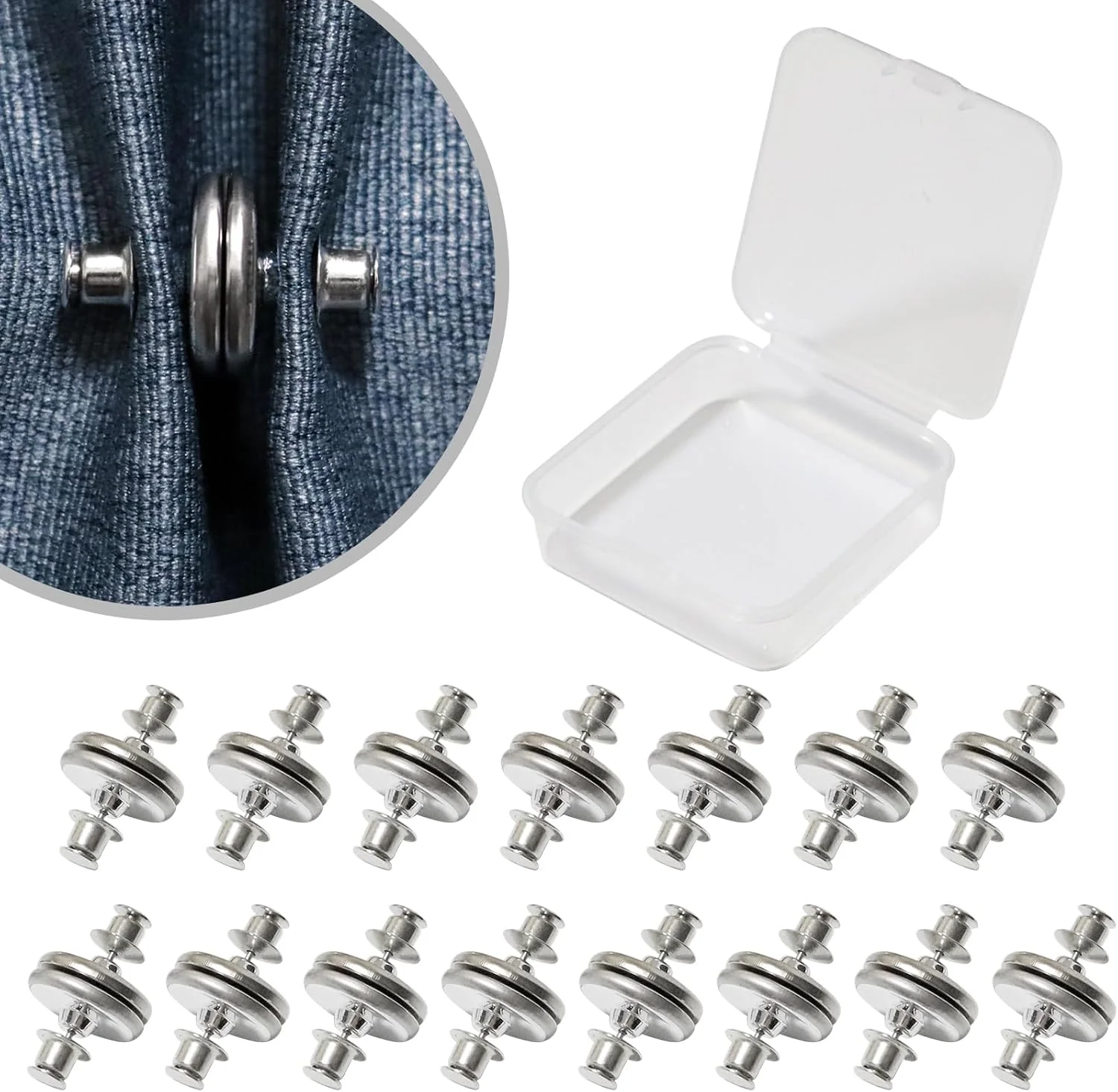 Magnetic Curtain Clips with Tacks - Image 2