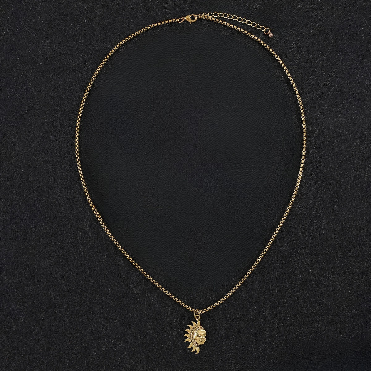 Sun and Moon Necklace Set - Image 3